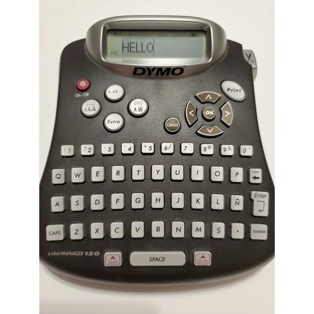 Dymo Label Maker Label Manager 150 Thermal Printer Tested No Plug